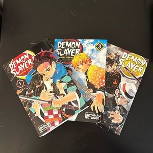 Demon slayer volume 1-3 pack